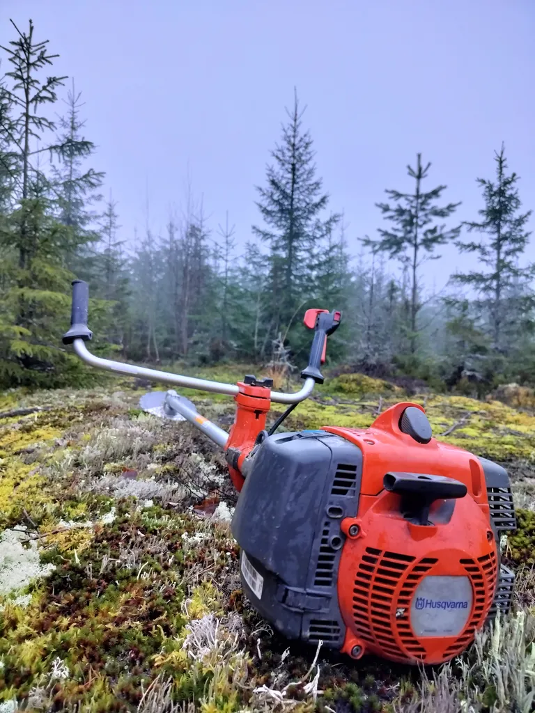 Työskentely Raivaussahalla